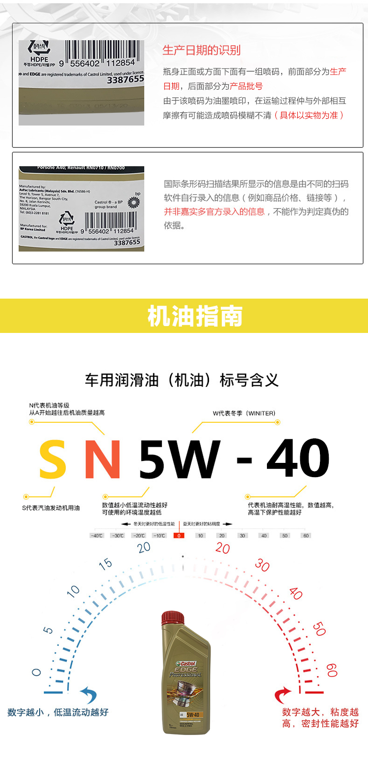 嘉實多 極護全合成機油 5W-40 SN 1L裝-第8張圖片-鄭州市冠恒貿易有限公司【官方網站】-車用潤滑油服務專家